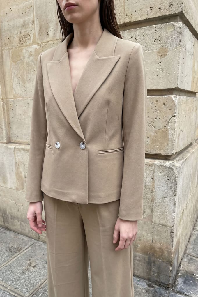 Klassieke Geknoopte Blazer