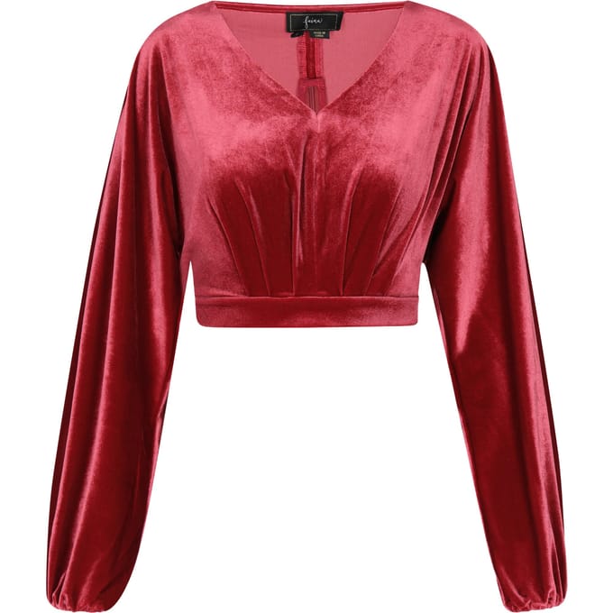Faina Blouse Dames donkerroze
