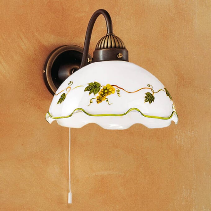 austrolux KOLARZ Nonna wandlamp m. druivenmotief
