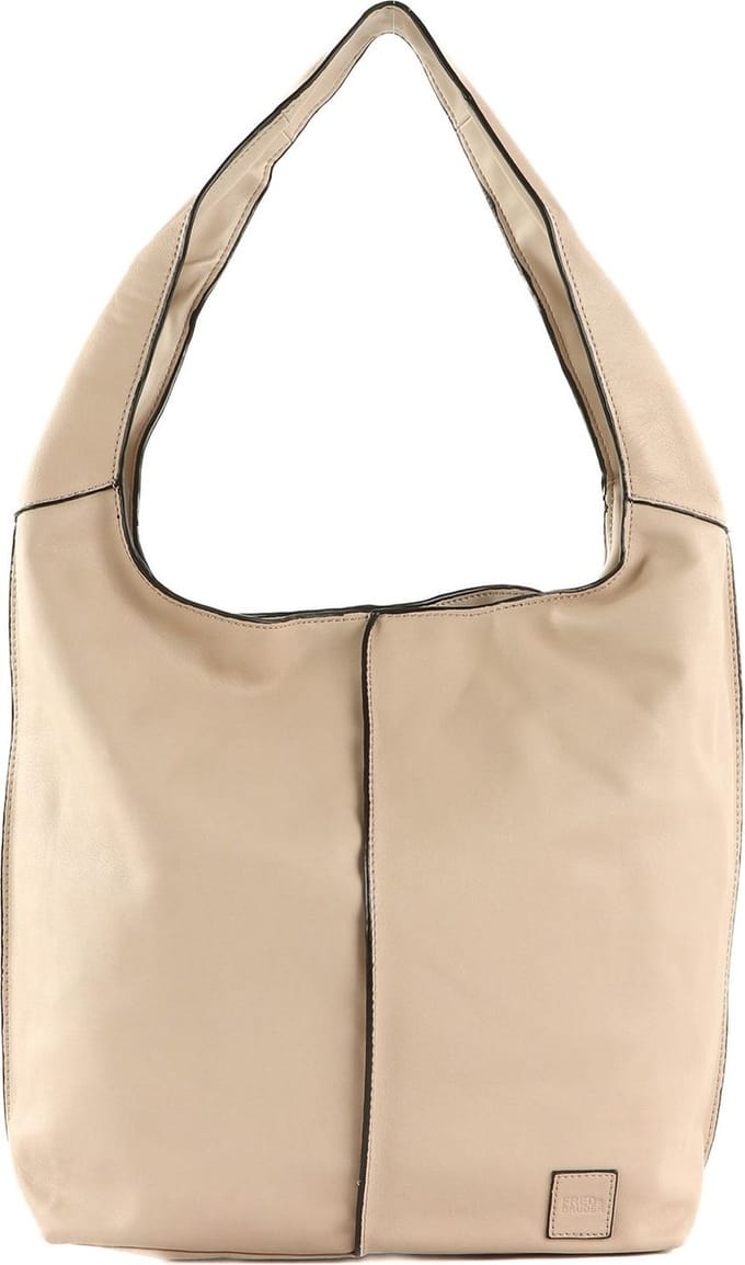 FREDsBRUDER Leren Schoudertas FB 100 II Shoulderbag Cotton Beige