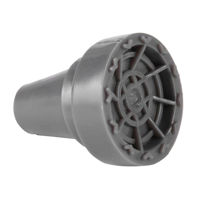360 graden Draaiende Antislip Wandelstok Staande Rubberen Stok Kruk Pad Einde Onderste Tip Accessoire gray