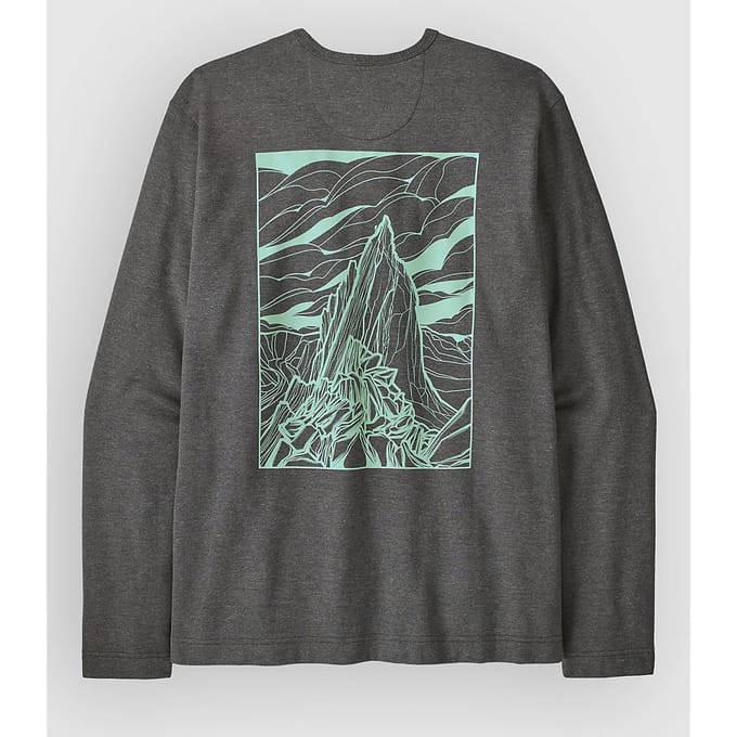 Patagonia Lw Cloud Crag Wildrise Crew Sweater zwart