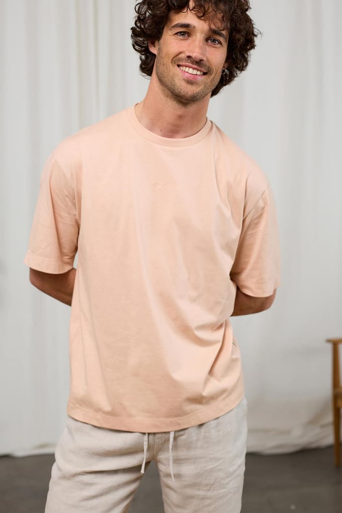TWOTHIRDS Anahola T-shirts Powder Nude Größe: S | Basic T-Shirts Outlet | Herren