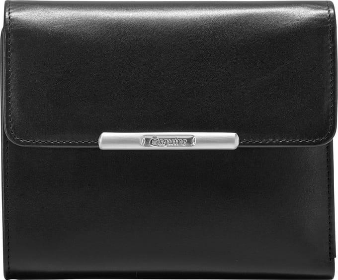 Esquire Helena Portemonnee Leer 12 cm - Dames - Horizontaal - schwarz