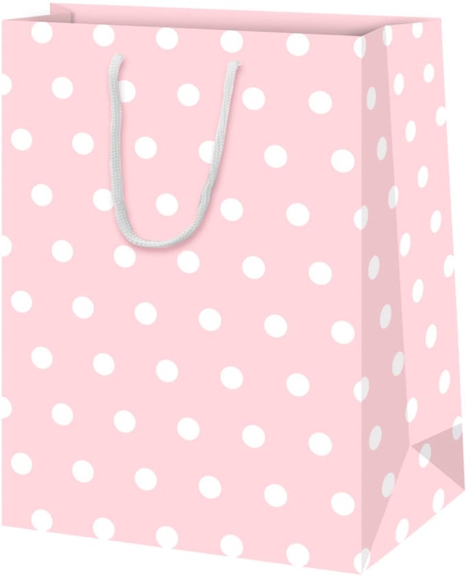 Cadeau-/geschenkverpakking Pasen 'Stippen'
