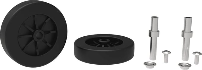 Tubesca set toprollen Ø 100mm incl. bevestigingsmaterialen