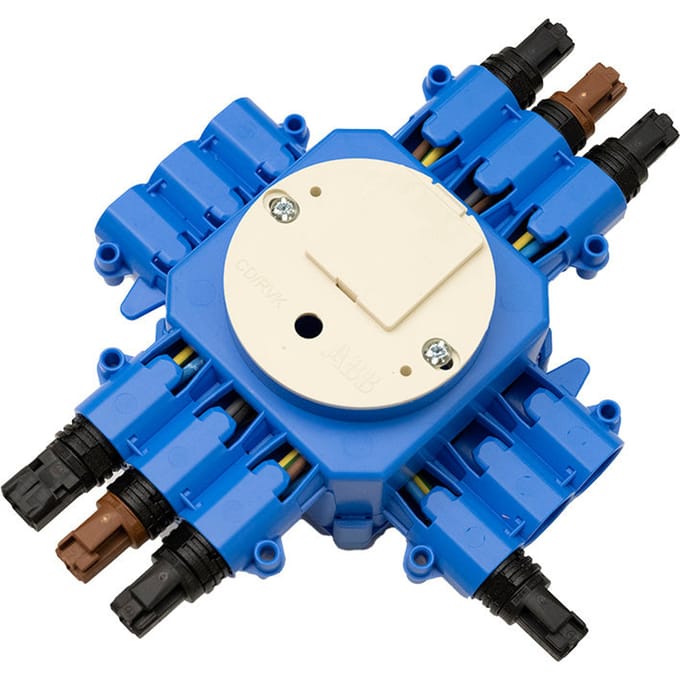 ABB Doos WAGO RD 1-In 4-Out Met Schakelaar - 1SPA007182F2534