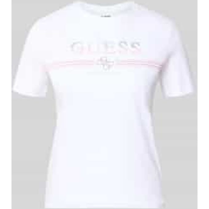 T-shirt met strass-steentjes model 'SIENA'