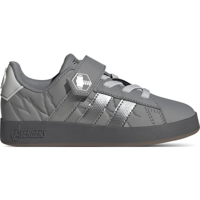 Adidas Marvel Avengers Grand Court Peuterschoenen - Grijs - Maat 32 - Mesh/Synthetisch