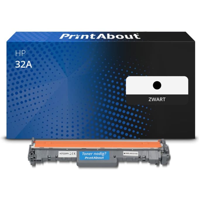 PrintAbout huismerk Drum 32A (CF232A) Zwart Geschikt voor HP
