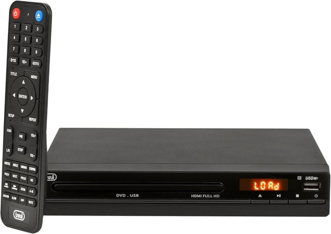 Mini DVD-speler - Full HD speler - Films Kijken - Staand Apparaat - Compact Formaat - Zwart