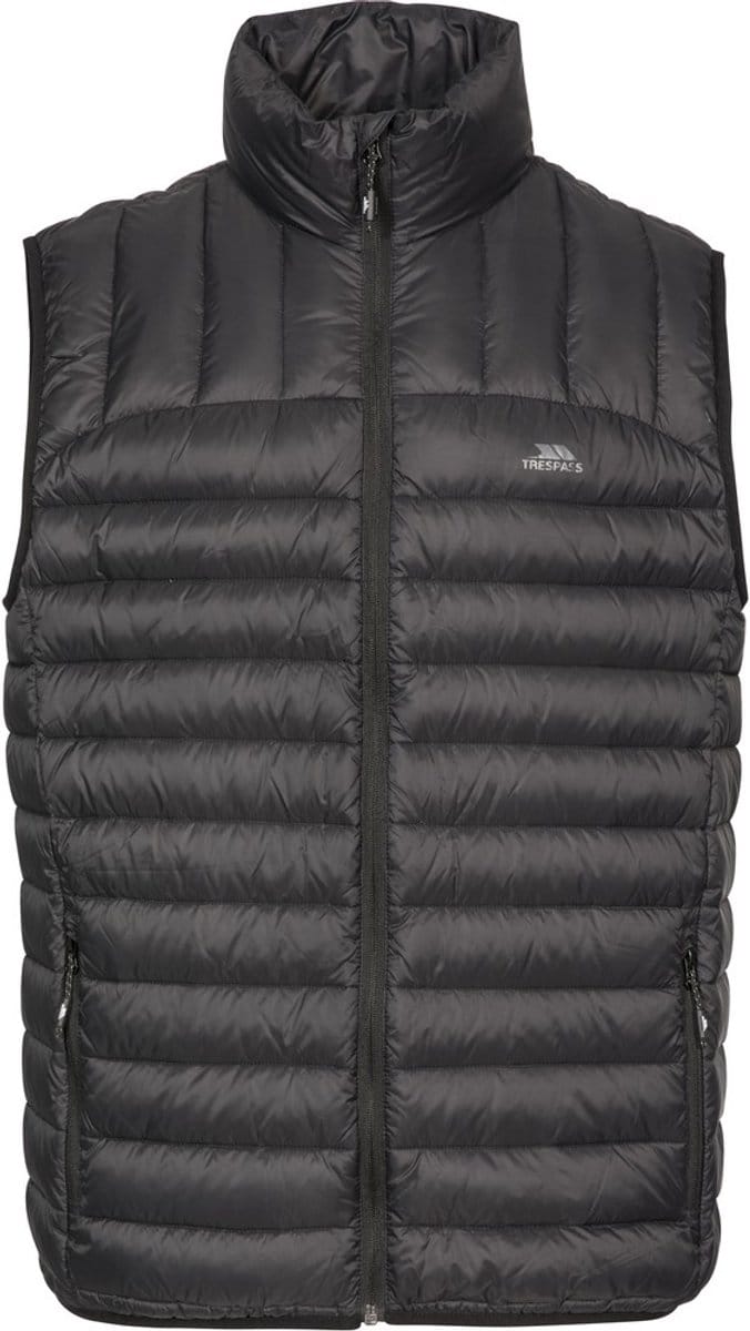 Trespass-jas Hoppers - Heren Down Gilet Zwart