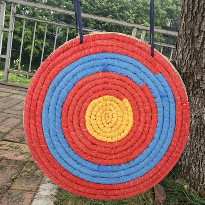 6cm Dikke Stro Boogschietdoel Antiek Requisiet Schieten Pijlen Jagen Sportaccessoire