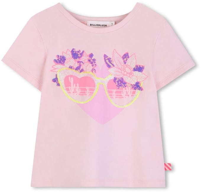 Billieblush - T-Shirt print - Pink - Maat 110