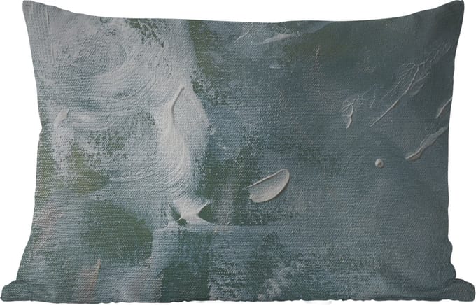 Buitenkussens - Acrylverf - Structuren - Abstract - 60x40 cm - Weerbestendig