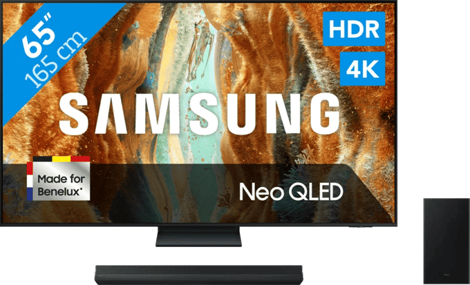 Samsung 65" Neo QLED QN73F 4K (2025) + Samsung HW-B66CF (2025)
