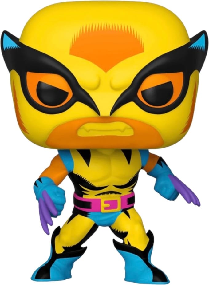 POP! Marvel Wolverine BlackLight Glow 802 Exclusive