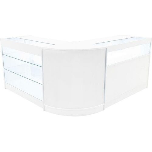 Monstershop Triton LED Winkel Toonbank Set K1200, B1200 & CM60 - Wit