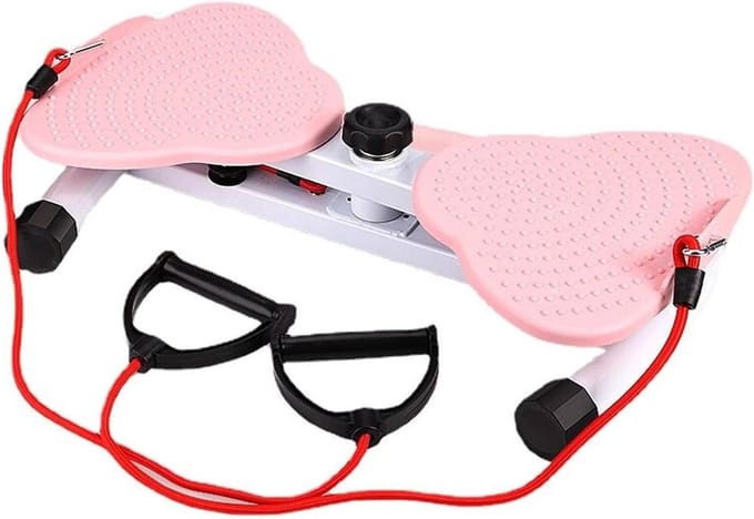 Taille Twister - Buikspier Trainer - Thuis Trainen - Met Weerstandsbanden - 350 lbs - Roze