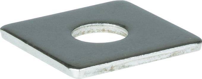 Sluitplaat verzinkt M12, 50x50mm, 100 stuks