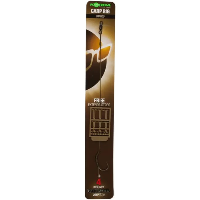 Korda Dark Matter Rig -20lb - Haakmaat 6 - Camo