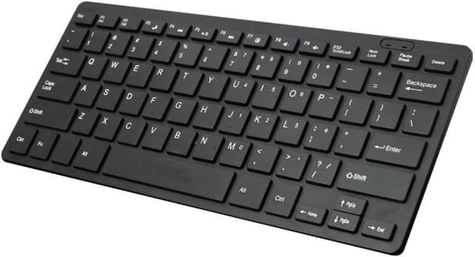 Bedraad Mini Stil Vierkant Toetsenbord voor Desktop en Laptop (Zwart)