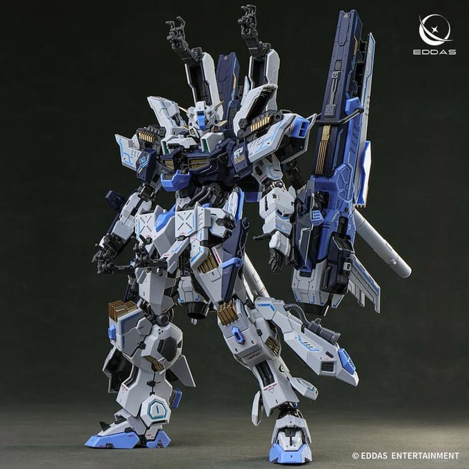 1100 Asgard Legering-Gewricht Eddas Technologie Mecha Assemblage Modelbouwset Actiefiguren Bureau Decoratie Pop Puzzel Speelgoed Cadeau