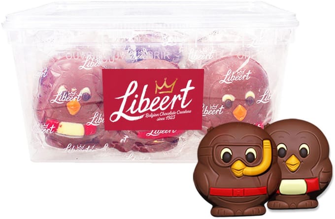 Libeert Cocoa Bombs FAMILY PACK (12 stuks) - warme chocolademelk met marshmallows - holle chocoladefiguren - 480g