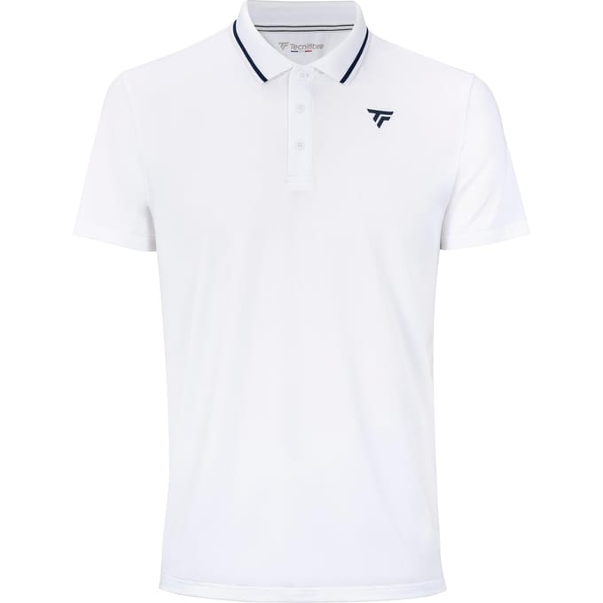 Tecnifibre Team Tech Korte Mouw Poloshirt Wit L Man