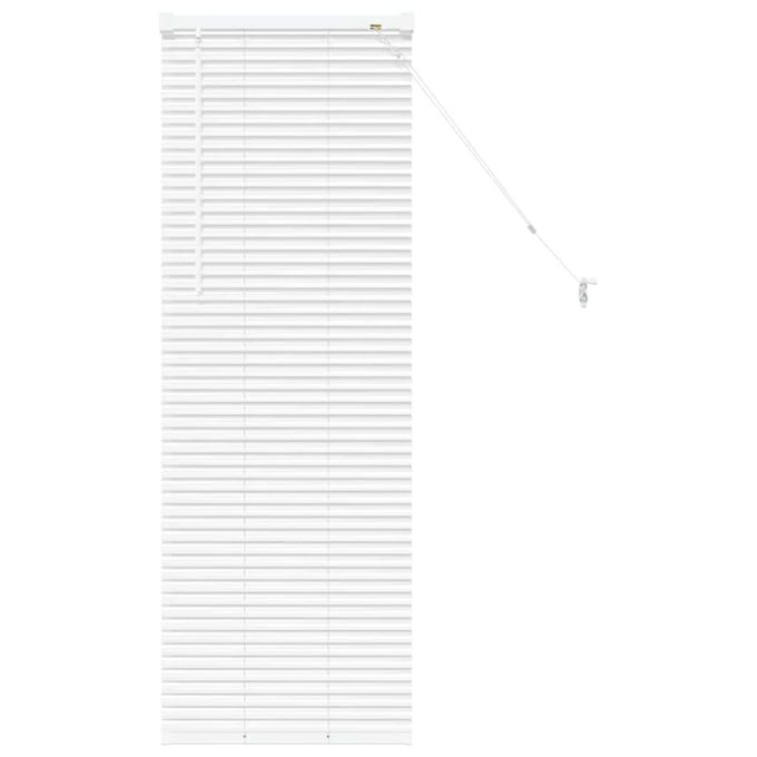 vidaXL - Venetiaanse - jaloezie - Wit - 130 - x - 45 - cm - 25 - mm - Aluminium