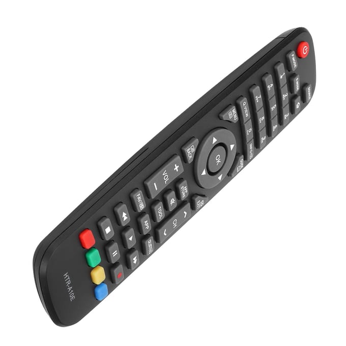 Télécommande de remplacement compatible avec le système de télévision Haier gray