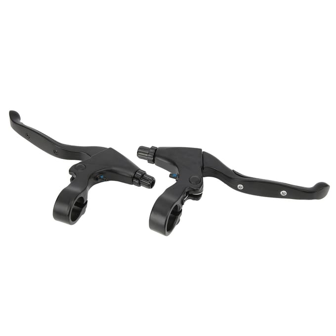 WAKE MTB Fiets Remhendel Set Aluminiumlegering Fiets Handvat 4?vinger voor 22,2 mm stuur gray