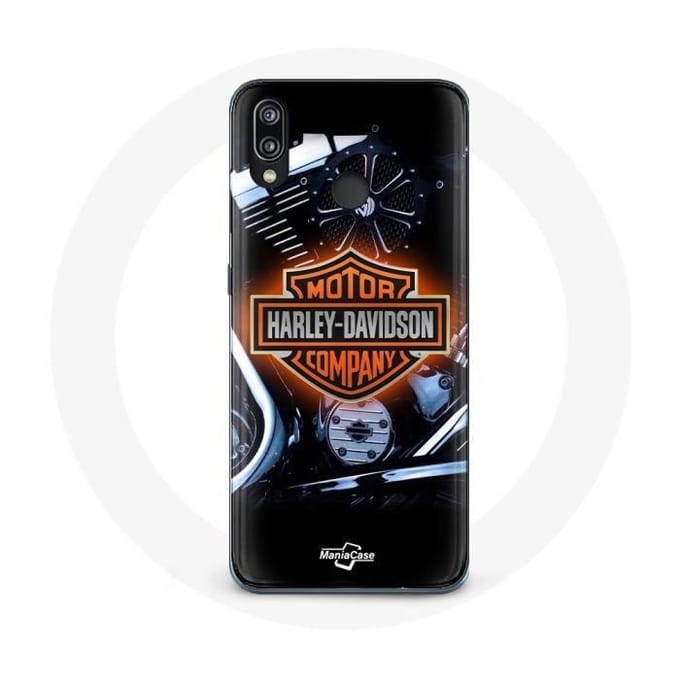 Coque pour Huawei P20 Lite - Harley Davidson - Logo - Rigide - Noir - Protection