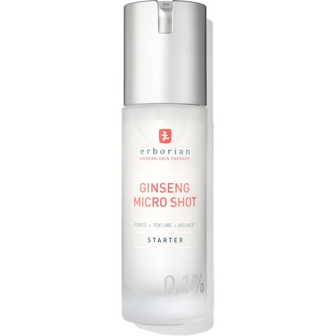 Erborian Hertexturiserend Micro Infusie Serum Erborian - Ginseng Micro Shot 0,1% Hertexturiserend Micro-infusie Serum