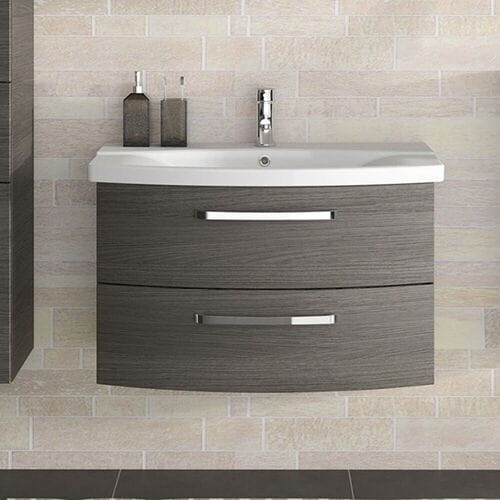 Pelipal Series 4010 (Focus) vanity unit 80 cm with 2 drawers 4010.098018