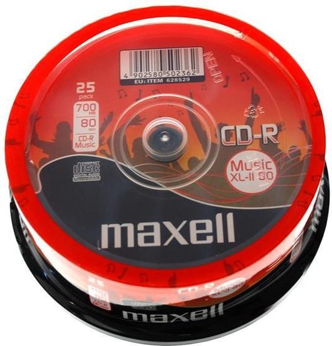 Maxell CD-R Music XL-II 80 Spindel 25 700MB