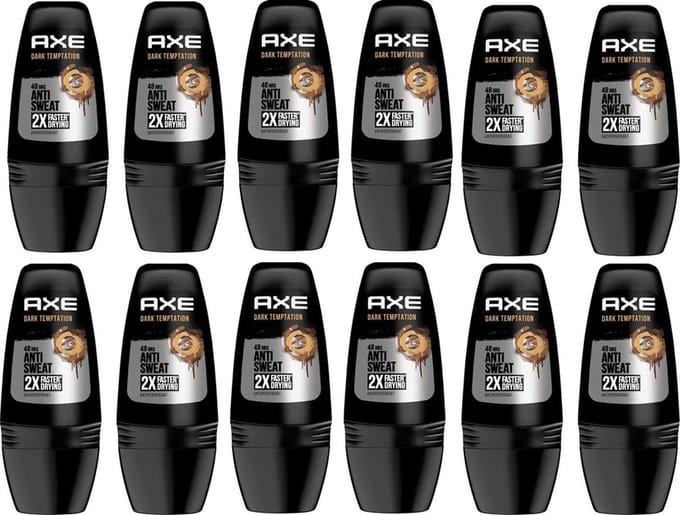 Axe Deo Roller Dark Temptation Dry - 12 x 50 ml
