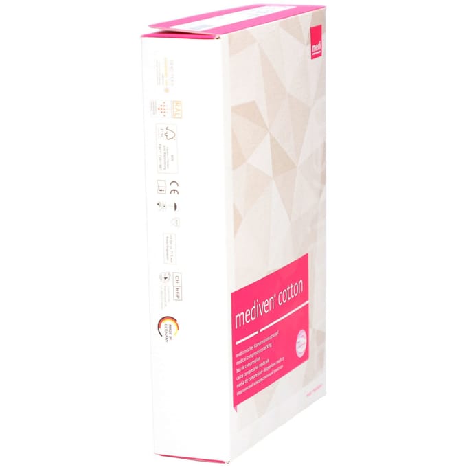 Mediven Cotton Ccl2 Ag/nob-w O.t. Caramel M2 1paar 1 Kousen