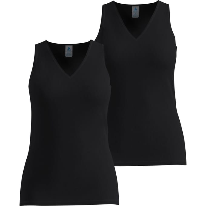 Odlo Active Light Mouwloos T-shirt 2 Eenheden Zwart M Vrouw
