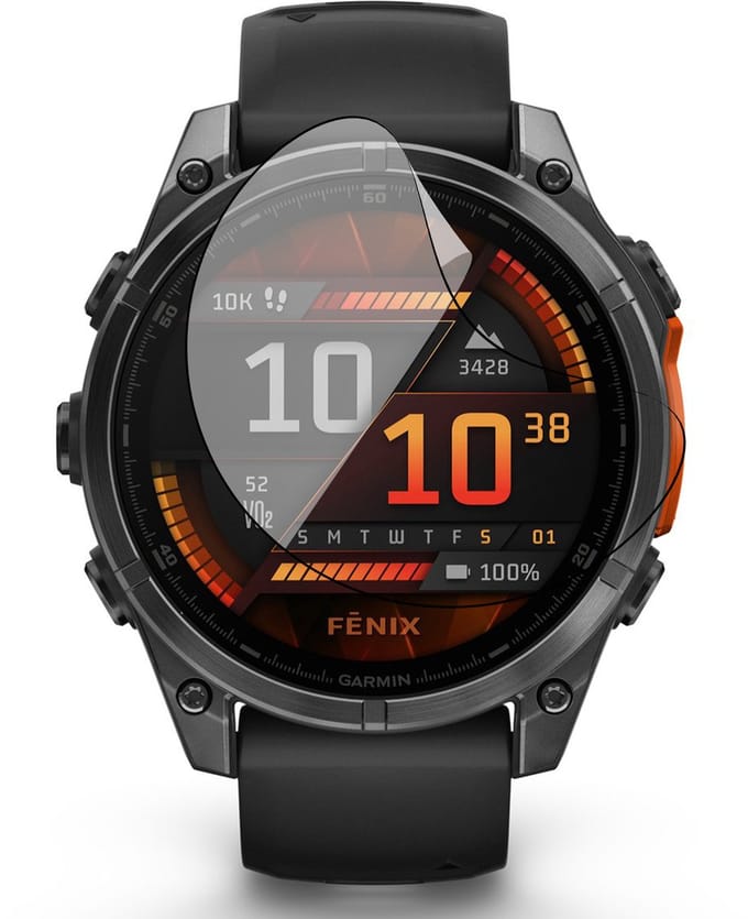Screenprotector geschikt voor Garmin Fenix 8 / 8 Pro 47mm - 1x FlexGuard Screen Protector