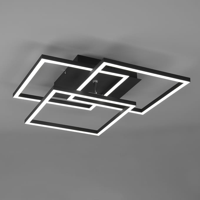 Shadora Plafondlamp Kyo Zwart Mat