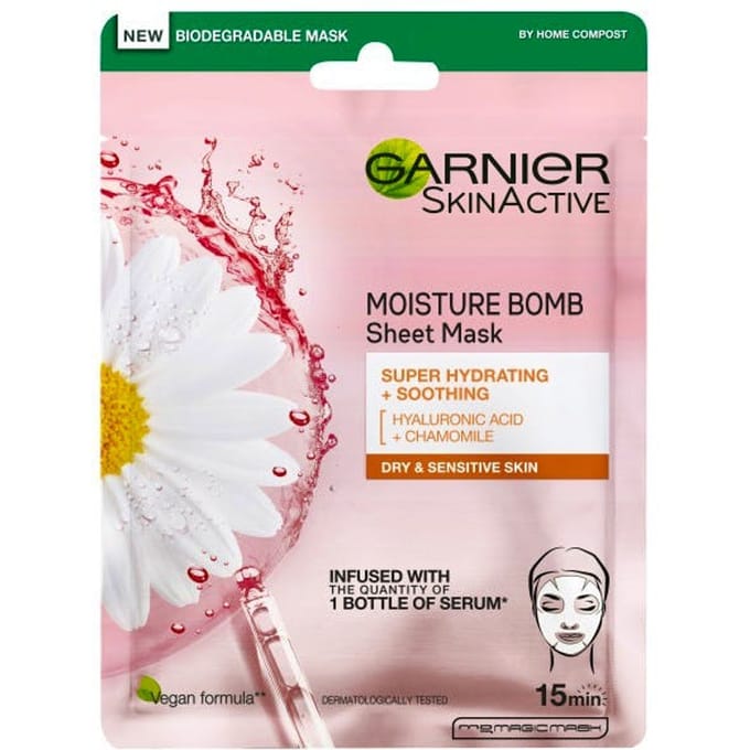 Garnier Moisture Bomb Hydrating Face Mask Chamomile 1 st