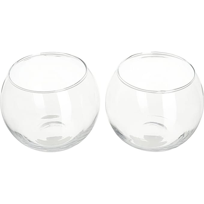 VBS Theelicht pot "Bowl", Ø 10,5 cm, 2 stuks