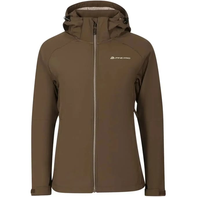 Alpine Pro Hoora Softshelljack Groen M Vrouw