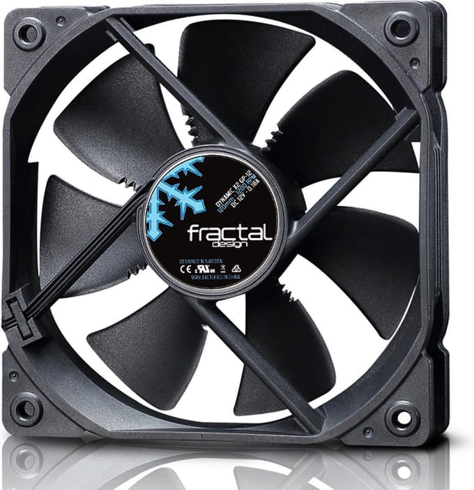 Fractal Design Fan Dynamic X2 GP-12 - Case ventilator - 120mm - Black - 19 dBA