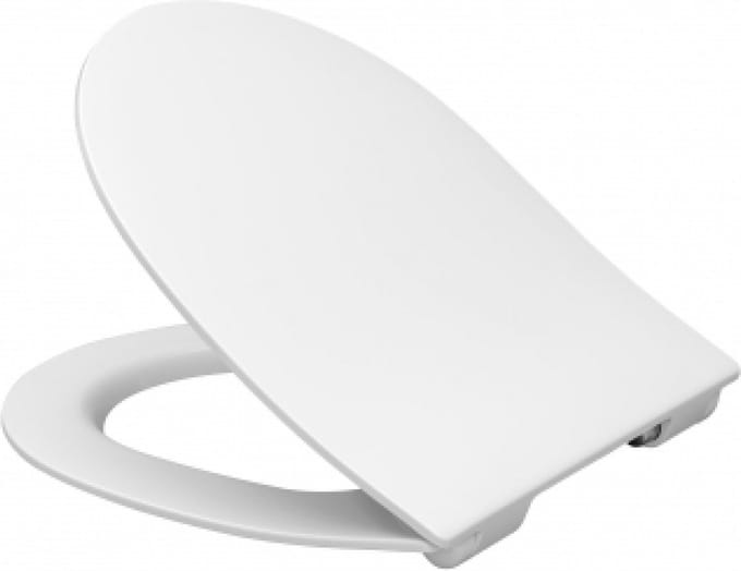 Sanifun Acro Toiletbril D-vorm Duroplast Wit met Soft Close & Quick Release