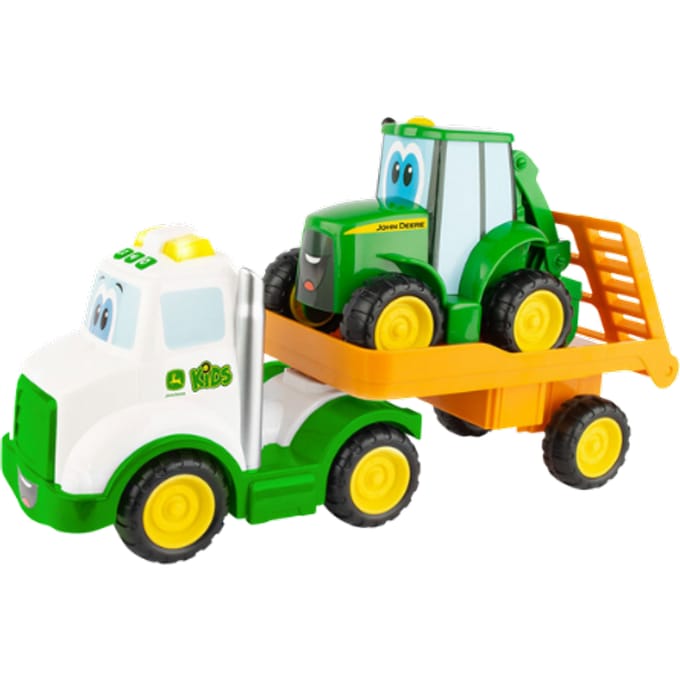 John Deere Speelgoed transportset met vrachtauto en tractor
