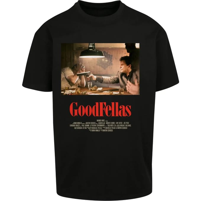 Mister Tee Goodfellas - Tommy DeVito Oversize Heren Tshirt - XS - Zwart