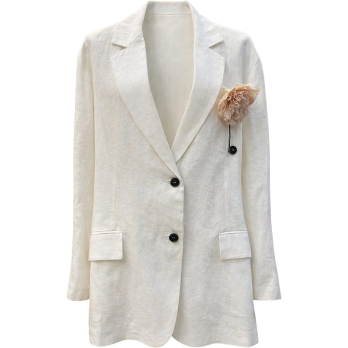Blazer Vrouw Pdr met bloem