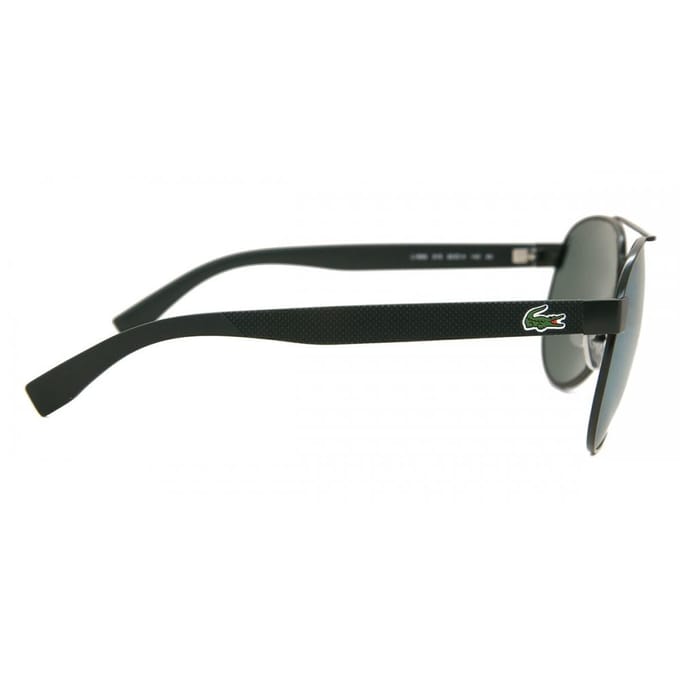 Lacoste Aviator unisex matgroene groene spiegel zonnebril